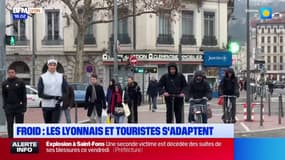 Froid : Les Lyonnais et touristes s'adaptent