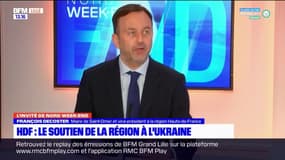 Guerre en Ukraine: François Decoster, vice-président de la région Hauts-de-France, explique qu'en "tant que région, nous sommes aussi là pour accompagner et signaler toute situation critique"