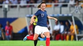 Gaëtane Thiney sous le maillot de l'équipe de France féminine en 2019.