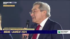 Lauréat du prix de la transmission familiale    Isabelle Loc, directrice de la Banque Commerciale en France de BNP Paribas remet le prix à Samantha Mane, Présidente, MANE et Jean Mane, président du Directoire, MANE investissements