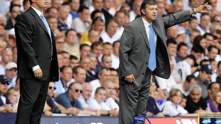 Rafael Benitez et Jacques Santini
