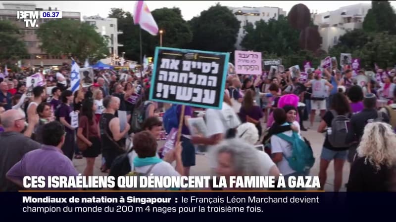 Ces Israéliens dénoncent la famine persistante à Gaza