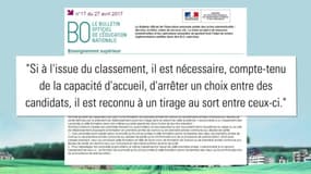 Tirage au sort dans les universités: "c'est hypocrite et scandaleux"