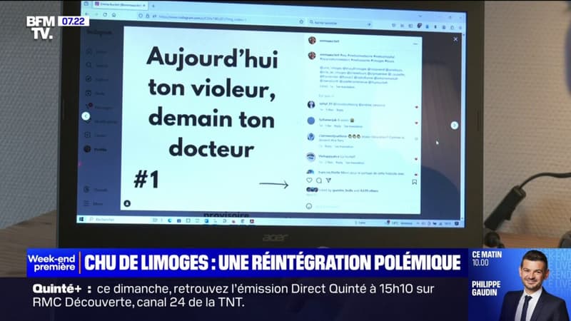 #MeToo hôpital: au CHU de Limoges, polémique autour de la réintégration d&#039;un étudiant condamné pour agression sexuelle