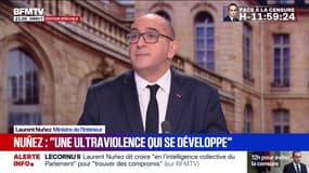 "Il y a quand même une ultra violence dans notre société", déclare Laurent Nuñez, ministre de l’Intérieur