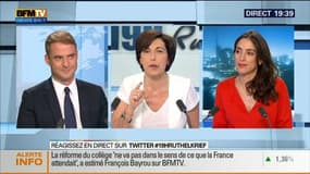 Anna Cabana face à David Revault d'Allonnes: La réforme du collège est loin de faire l'unanimité à l'Assemblée