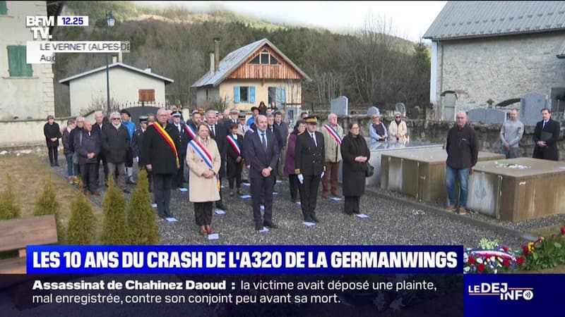 10 ans du crash de la Germanwings: une cérémonie de recueillement organisée au Vernet en hommage aux victimes