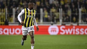 Michy Batshuayi lors de Fenerbahçe-Union Saint-Gilloise (0-1, Ligue Europa), le 14 mars 2024