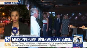 Macron-Trump: "un dîner d'amis" au Jules Verne (1/2)