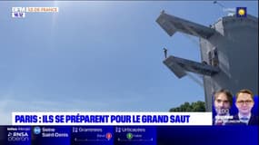 Paris: le Redbull Cliff Diving, circuit mondial du plongeon de haut vol, fait étape dans la capitale ce samedi