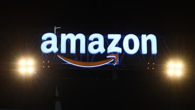 Le logo du groupe américain Amazon (photo d'illustration).