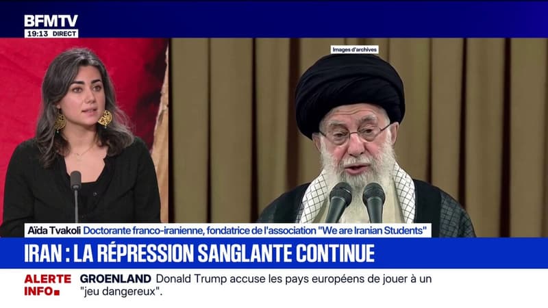 Révolte en Iran: "La situation économique dans le pays est complètement effondrée", explique Aïda Tvakoli, fondatrice de l'association "We are Iranian Students"