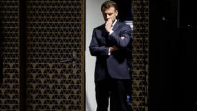 Emmanuel Macron à La Haye (Pays-Bas) le 11 avril 2023.