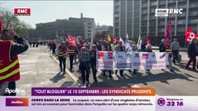 Menace de "tout bloquer" le 10 septembre: les syndicats restent prudents