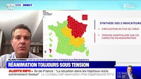 Coronavirus: le Pr Alain Combes estime que l'Ile-de-France restera encore "un certain temps" dans le rouge