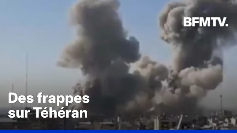 Les images du quartier de la résidence du guide suprême iranien ciblé par des frappes