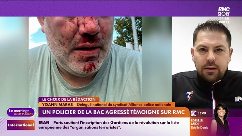 Un policier de la BAC agressé témoigne sur RMC