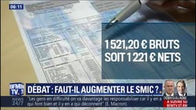 C'est votre débat: faut-il augmenter le SMIC ?