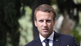 A Athènes, Emmanuel Macron a eu des mots durs contre ses opposants