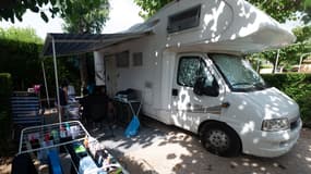 Un camping-car à Peniscola, en Espagne, le 8 juillet 2020. (Photo d'illustration)
