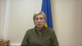 La vice-première ministre ukrainienne Iryna Vereshchuk sur BFMTV le 15 mars 2022. 