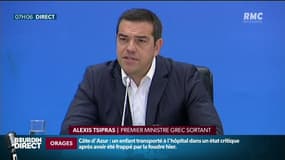 "J'assumerai pleinement ma part de responsabilité", Alexis Tsipras réagit à sa défaite aux législatives en Grèce