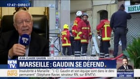 Effondrement d'immeubles: pour Gaudin, "la ville de Marseille n'a globalement rien à se reprocher"