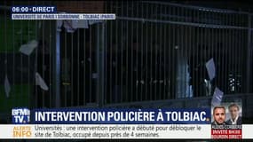 Une intervention policière a débuté pour débloquer l'université de Tolbiac, occupée depuis près de 4 semaines