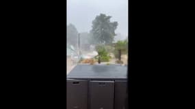 Beaucoup de vent et de pluie dans la commune de Saint-Célerin dans la Sarthe - Témoins BFMTV