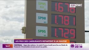 Les prix des carburants repartent à la hausse 