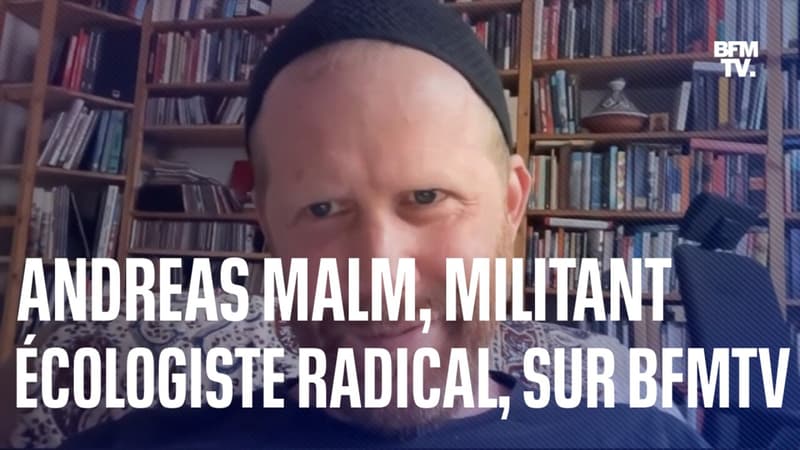 Sainte-Soline: l'interview intégrale d'Andreas Malm, militant suédois de l'écologisme radical, sur BFMTV