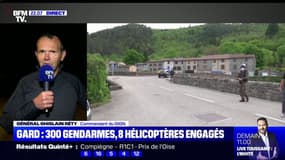 Le général Ghislain Réty (GIGN) sur la traque dans les Cévennes: "Pour l'instant, on n'a pas de raison de monter le dispositif en puissance"