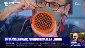 Coronavirus: un masque français réutilisable "à l'infini"