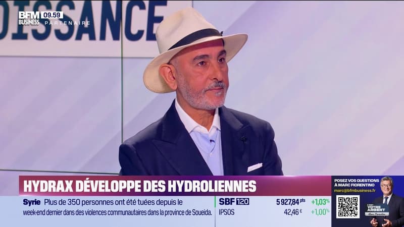 Adnan Barhoumi (Hydrax Énergie France) : Hydrax développe des hydroliennes - 17/07