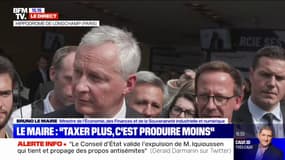 Bruno Le Maire: "Nous allons engager la baisse des impôts de production"