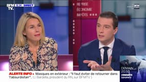 Jordan Bardella à propos d'Éric Zemmour: "Je ne comprends pas comment on veut être et peut être président de la République quand on passe son temps à taper sur tout le monde"