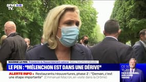 Marine Le Pen: "Jean-Luc Mélenchon est dans une dérive"