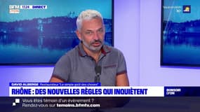 "Même si c'est noir autour de nous il faut être optimiste" . David Alberge, restaurateur lyonnais