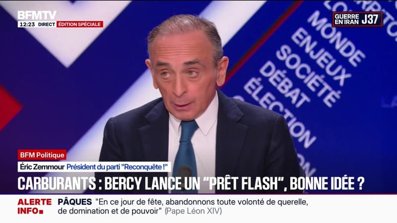 Prix du carburant: "Ce que fait le gouvernement n'est pas bon", estime Éric Zemmour