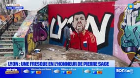 Lyon: une fresque réalisée en hommage à Pierre Sage après son éviction de l'OL
