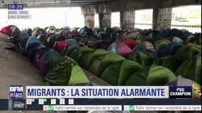 La situation alarmante des migrants, sous le périphérique