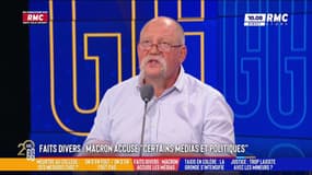 Emmanuel Macron pointe du doigt les médias : "Son premier quinquennat, ils n'ont fait que ça courir après les faits divers", répond Didier Giraud