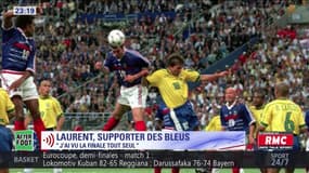 Équipe de France : Laurent, supporter des Bleus, a vu la finale de 1998... tout seul