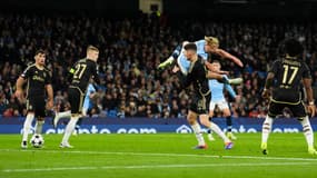 Le but kung-fu sensationnel d'Erling Haaland lors du match Manchester City-Sparta Prague (5-0, Ligue des champions), le 23 octobre 2024