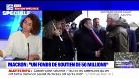 Inondations dans le Pas-de-Calais: E.Macron annonce "un fonds de soutien de 50 millions d'euros"