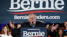 Bernie Sanders vendredi soir lors d'un meeting à Las Vegas (Nevada).