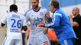 Brice Dja Djédjé, André-Pierre Gignac et Marcelo Bielsa