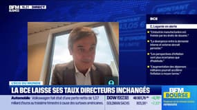 La BCE laisse ses taux directeurs inchangés 