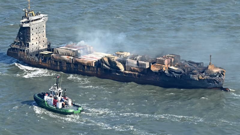 Collision en mer du Nord: le capitaine du cargo placé en détention provisoire