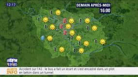 Météo Paris Ile-de-France du jeudi 19 janvier 2017: Température légèrement positive avec moins de vent qu'hier